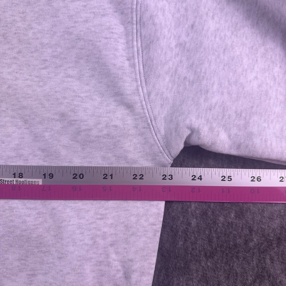 BGSU Ohio Women’s XL Cropped 1/4 Zip Gray Pullover‎ Hoodie NWOT Embroidered - Picture 5 of 12